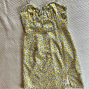 Princess Polly Lemon Mini Dress size 2